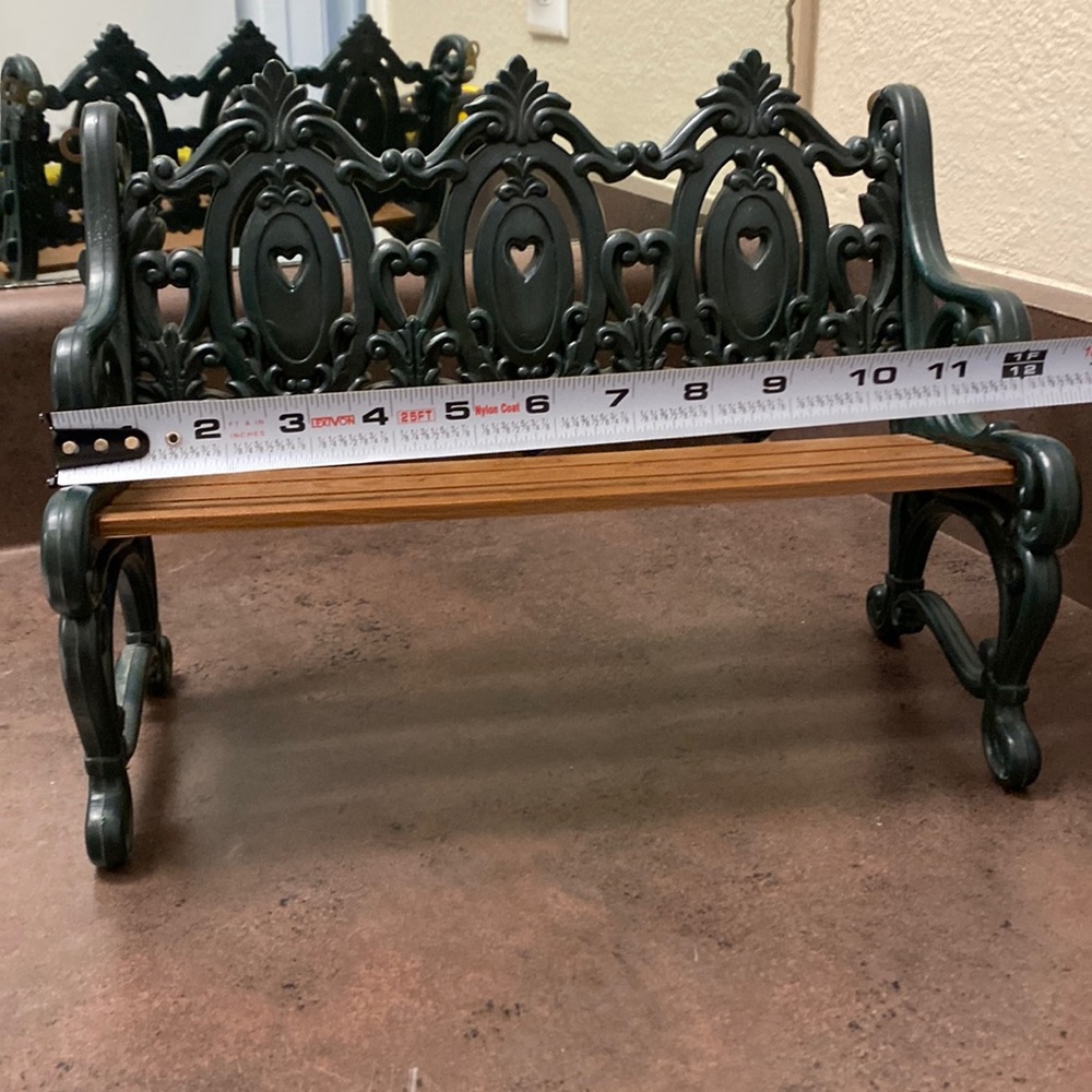 Homco Miniature bench - Picture 13 of 15